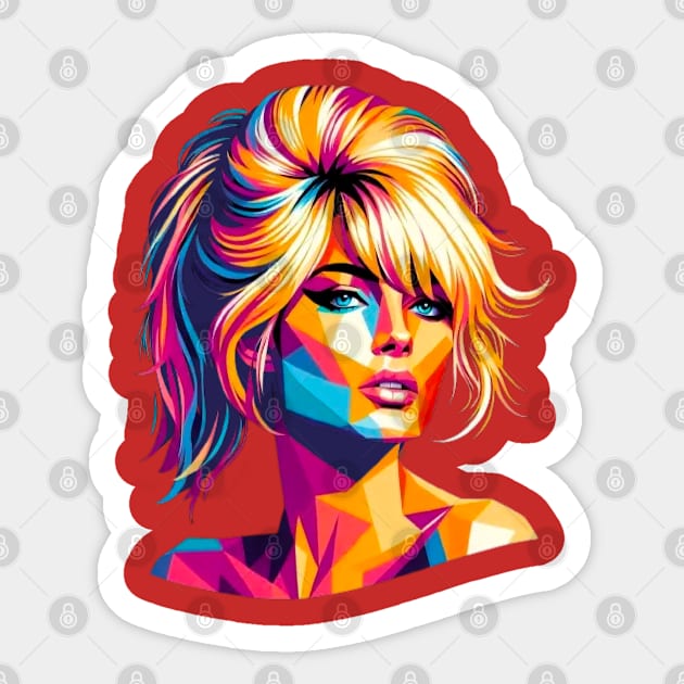 Brigitte wpap popart Sticker by fadinstitute